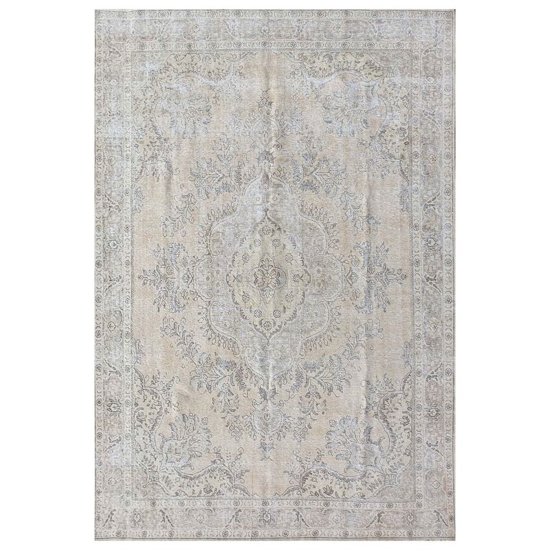 CONSORCIO PERSA - Alfombra Persa Vintage de Lana de 3.70 x 2.90 mts., AA735