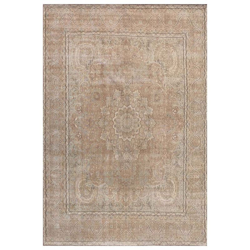 CONSORCIO PERSA - Alfombra Persa Royal Vintage de Lana de 3.80 x 2.90 mts., AA914
