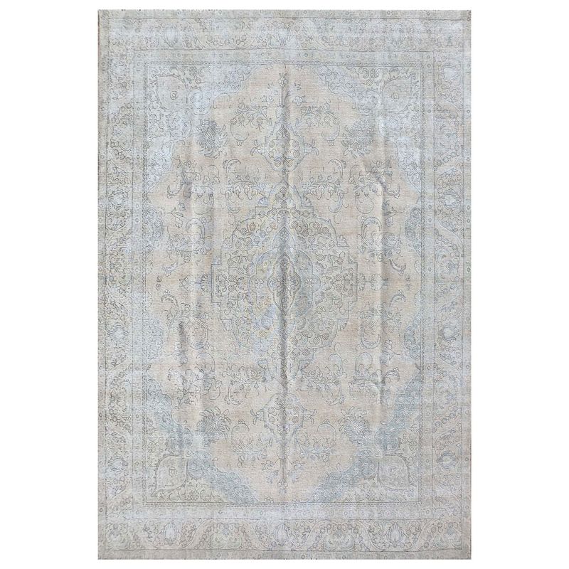 CONSORCIO PERSA - Alfombra Persa Vintage de Lana de 3.70 x 2.90 mts., AA736
