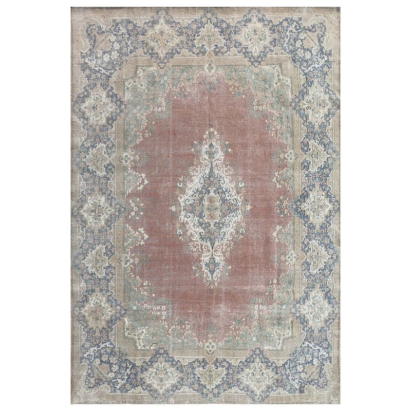 CONSORCIO PERSA - Alfombra Persa Royal Vintage de Lana de 4.10 x 3.00 mts., AA928