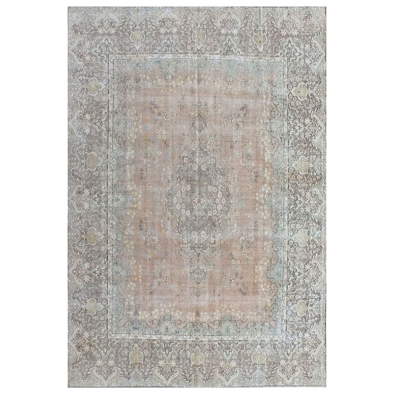 CONSORCIO PERSA - Alfombra Persa Royal Vintage de Lana de 3.90 x 2.90 mts., AA921