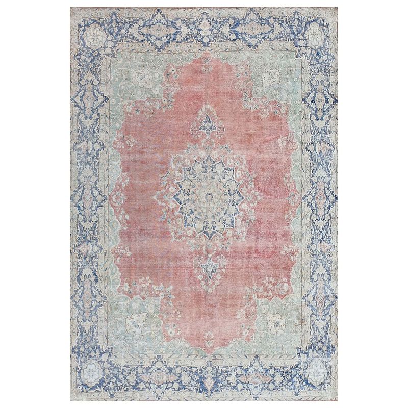 CONSORCIO PERSA - Alfombra Persa Royal Vintage de Lana de 4.10 x 3.00 mts., AA929