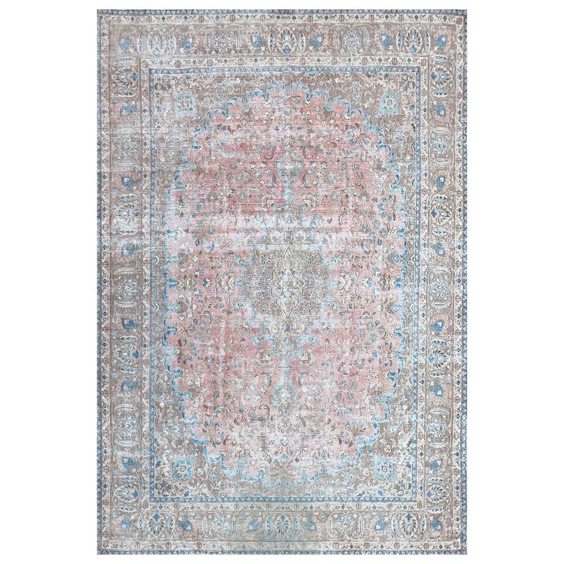 CONSORCIO PERSA - Alfombra Persa Vintage de Lana de 3.80 x 3.00 mts., AA910