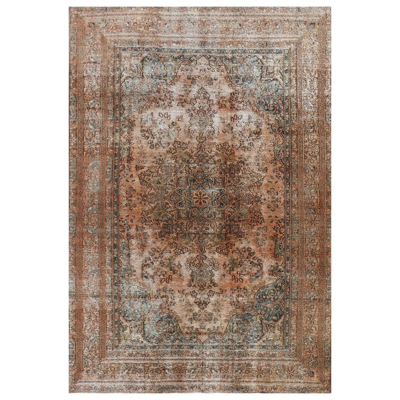 CONSORCIO PERSA - Alfombra Persa Vintage de Lana de 2.90 x 1.80 mts., AA708