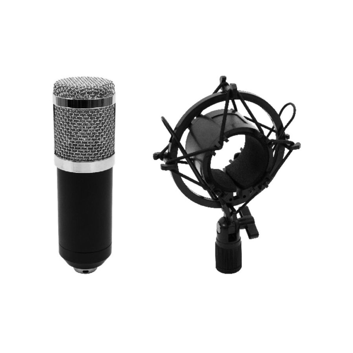 PHILCO - Studio Microphone Con Soporte Philco filtro Anti-pop - Negro