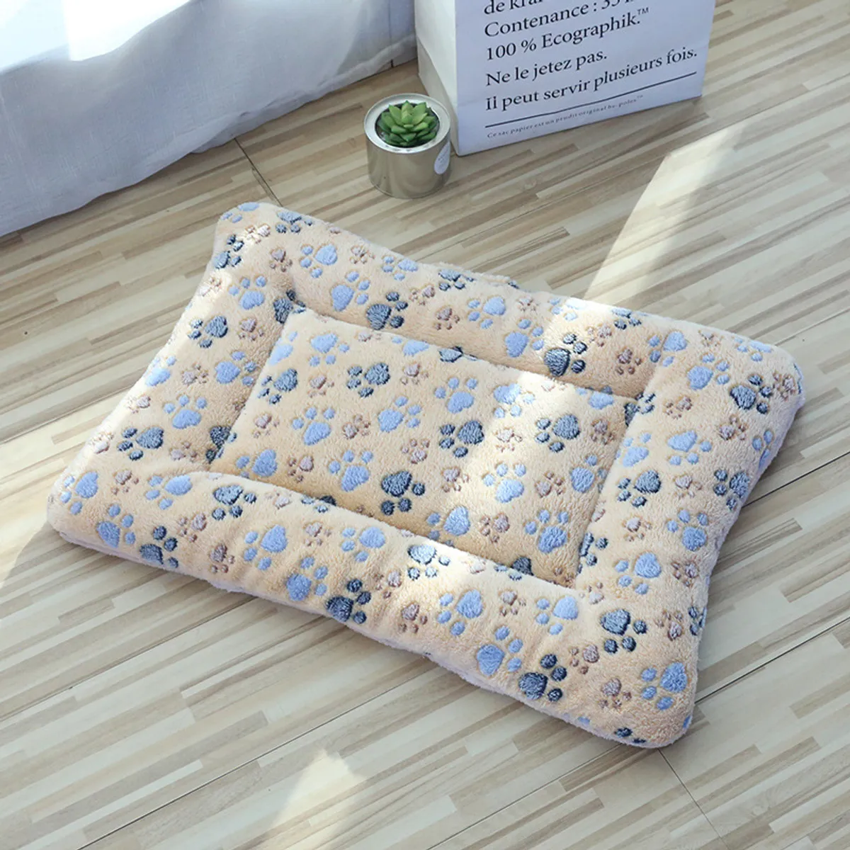 MASCO TODO - Alfombrilla Suave Mascota Perro Gato Manta Acolchada 100x70cm