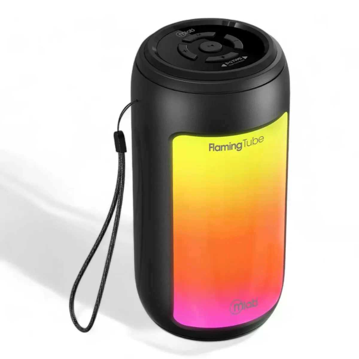 MICROLAB - PARLANTE PORTATIL MICROLAB SPEAKER FLAMING TUBE BASS 09289 NEGRO