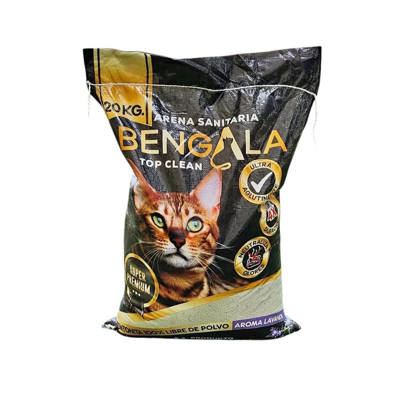 GENERICO - Arena sanitaria Bengala gato 20 kg aroma lavanda