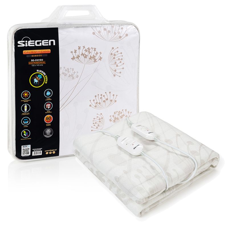 SIEGEN - Calientacama Matrimonial SG-5121D3