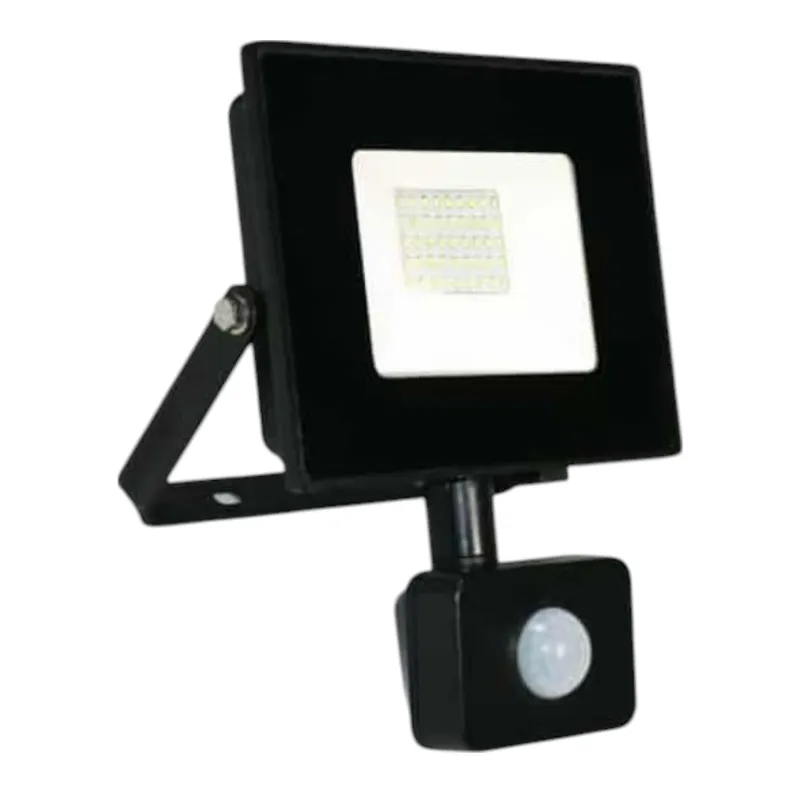 WANT - Proyector de Área SMD Street 50W con Sensor de Movimiento 3000k