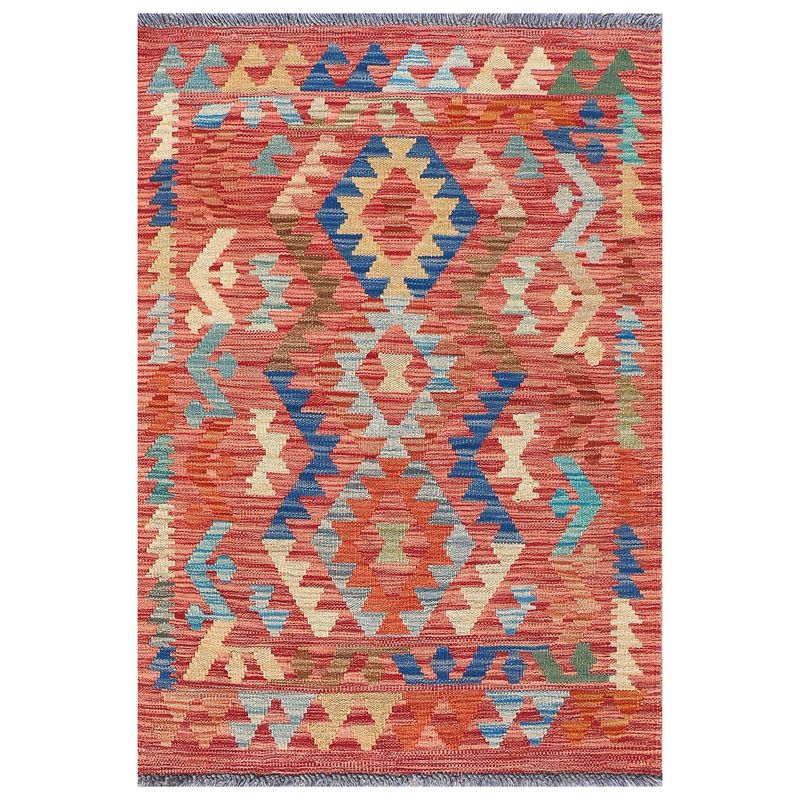 CONSORCIO PERSA - Alfombra de Lana Kelim Kashkuli de 1.10 x 0.80 mts., AA777
