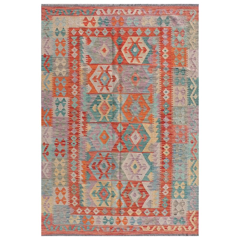 CONSORCIO PERSA - Alfombra de Lana Kelim Kashkuli de 2.40 x 1.70 mts., AA868