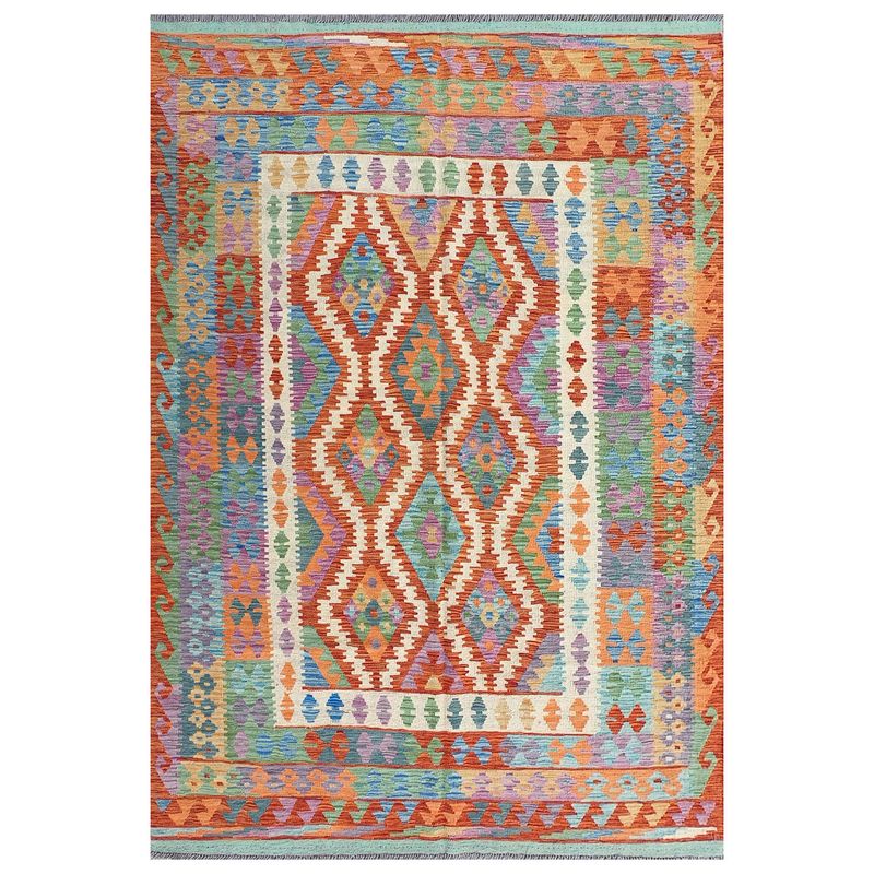 CONSORCIO PERSA - Alfombra de Lana Kelim Kashkuli de 2.50 x 1.80 mts., AA874