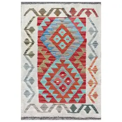 CONSORCIO PERSA - Alfombra de Lana Kelim Kashkuli de 0.90 x 0.60 mts., AA771
