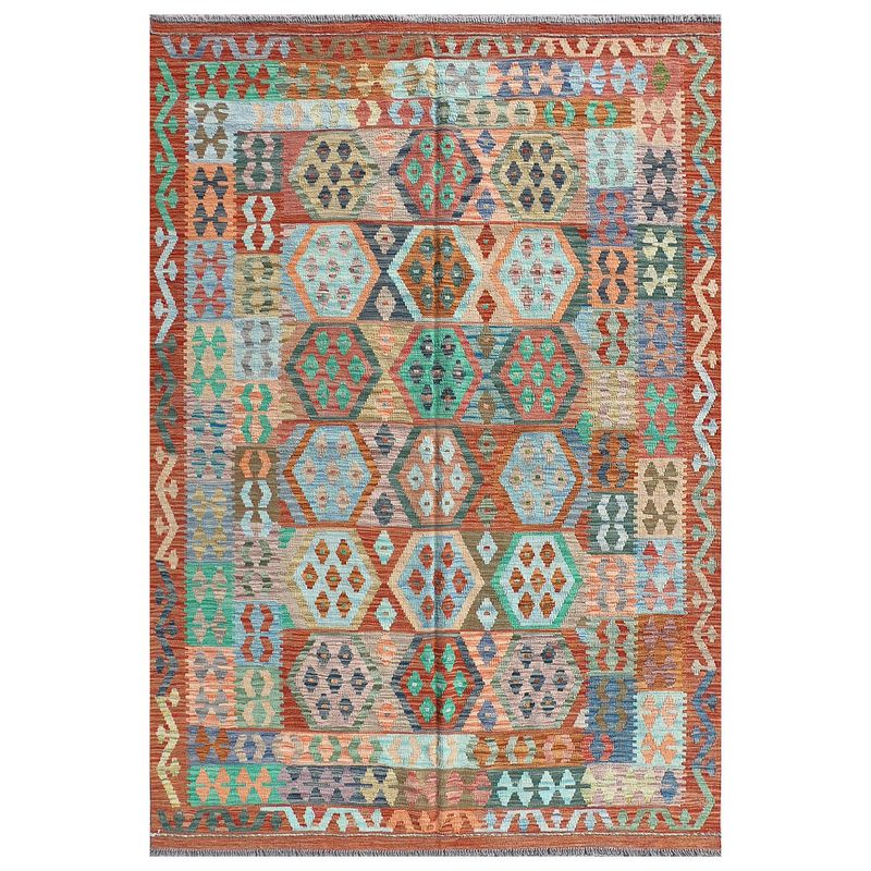 CONSORCIO PERSA - Alfombra de Lana Kelim Kashkuli de 2.40 x 1.70 mts., AA864