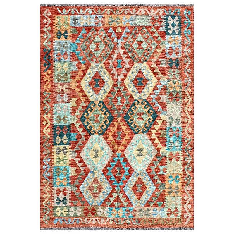 CONSORCIO PERSA - Alfombra de Lana Kelim Kashkuli de 2.00 x 1.60 mts., AA854