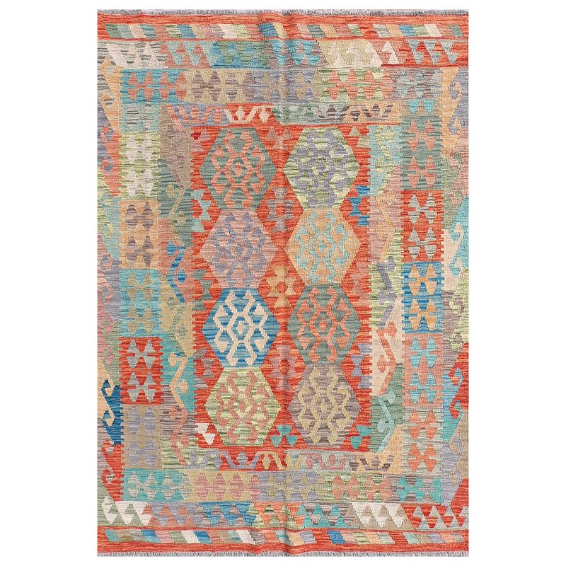 CONSORCIO PERSA - Alfombra de Lana Kelim Kashkuli de 2.00 x 1.60 mts., AA857