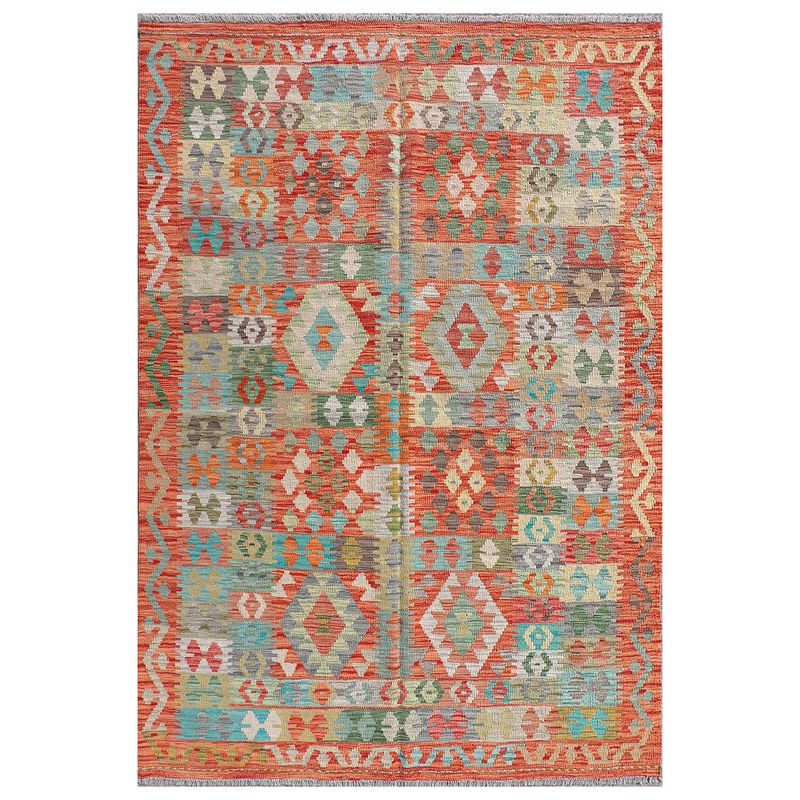CONSORCIO PERSA - Alfombra de Lana Kelim Kashkuli de 2.00 x 1.50 mts., AA848