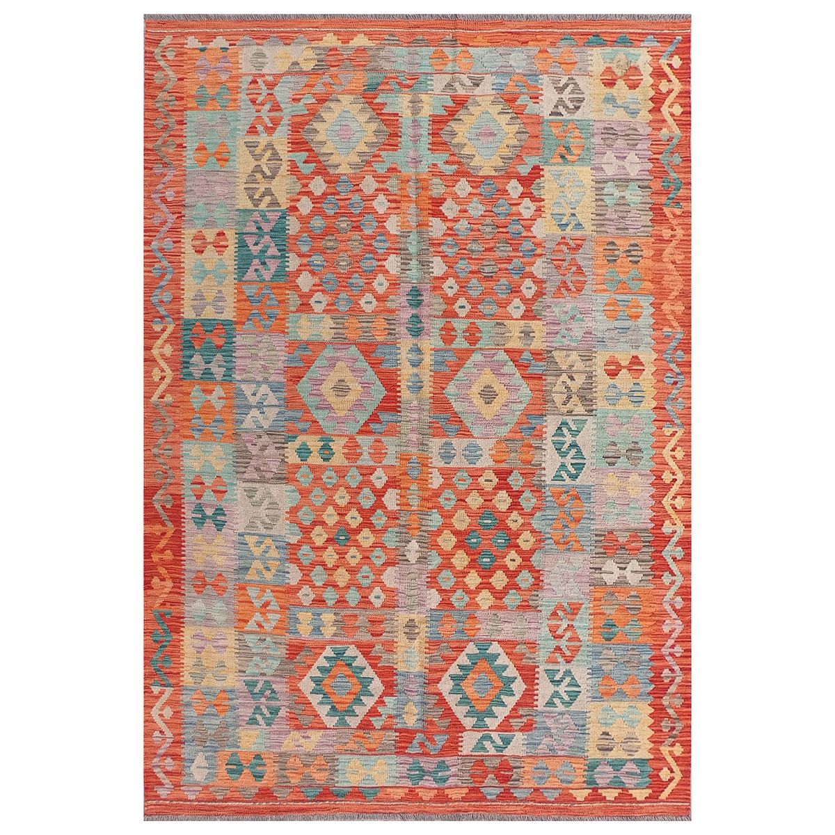 CONSORCIO PERSA - Alfombra lana kelim Kashkuli de 2.50 x 1.70 mts., 0060