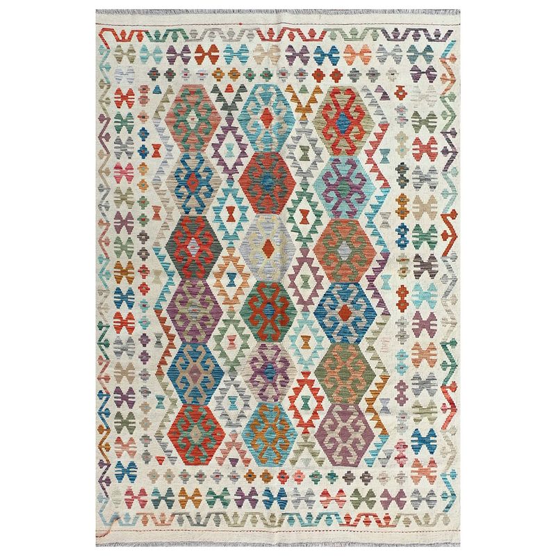 CONSORCIO PERSA - Alfombra de Lana Kelim Kashkuli de 2.50 x 1.80 mts., AA878