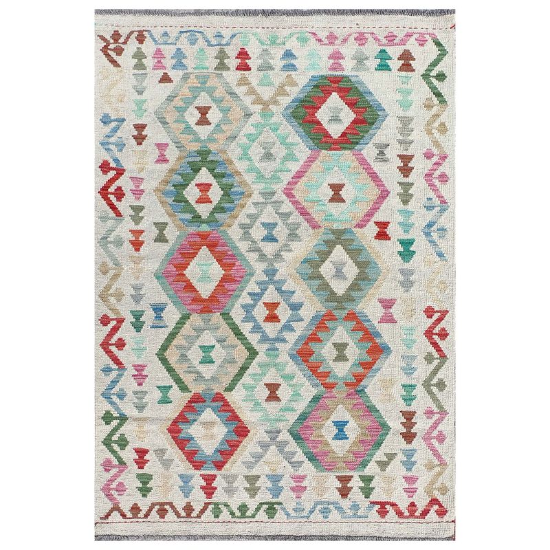 CONSORCIO PERSA - Alfombra de Lana Kelim Kashkuli de 1.60 x 1.00 mts., AA817