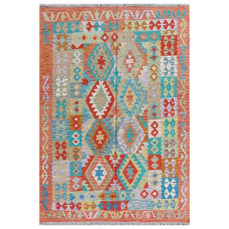 CONSORCIO PERSA - Alfombra de Lana Kelim Kashkuli de 2.00 x 1.50 mts., AA849
