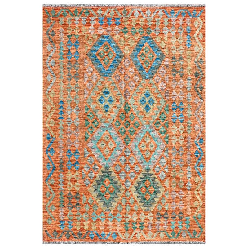 CONSORCIO PERSA - Alfombra de Lana Kelim Kashkuli de 2.00 x 1.50 mts., AA851