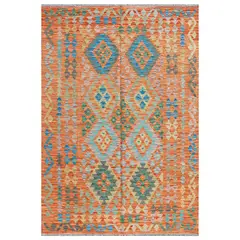 CONSORCIO PERSA - Alfombra de Lana Kelim Kashkuli de 200 x 150 mts AA851