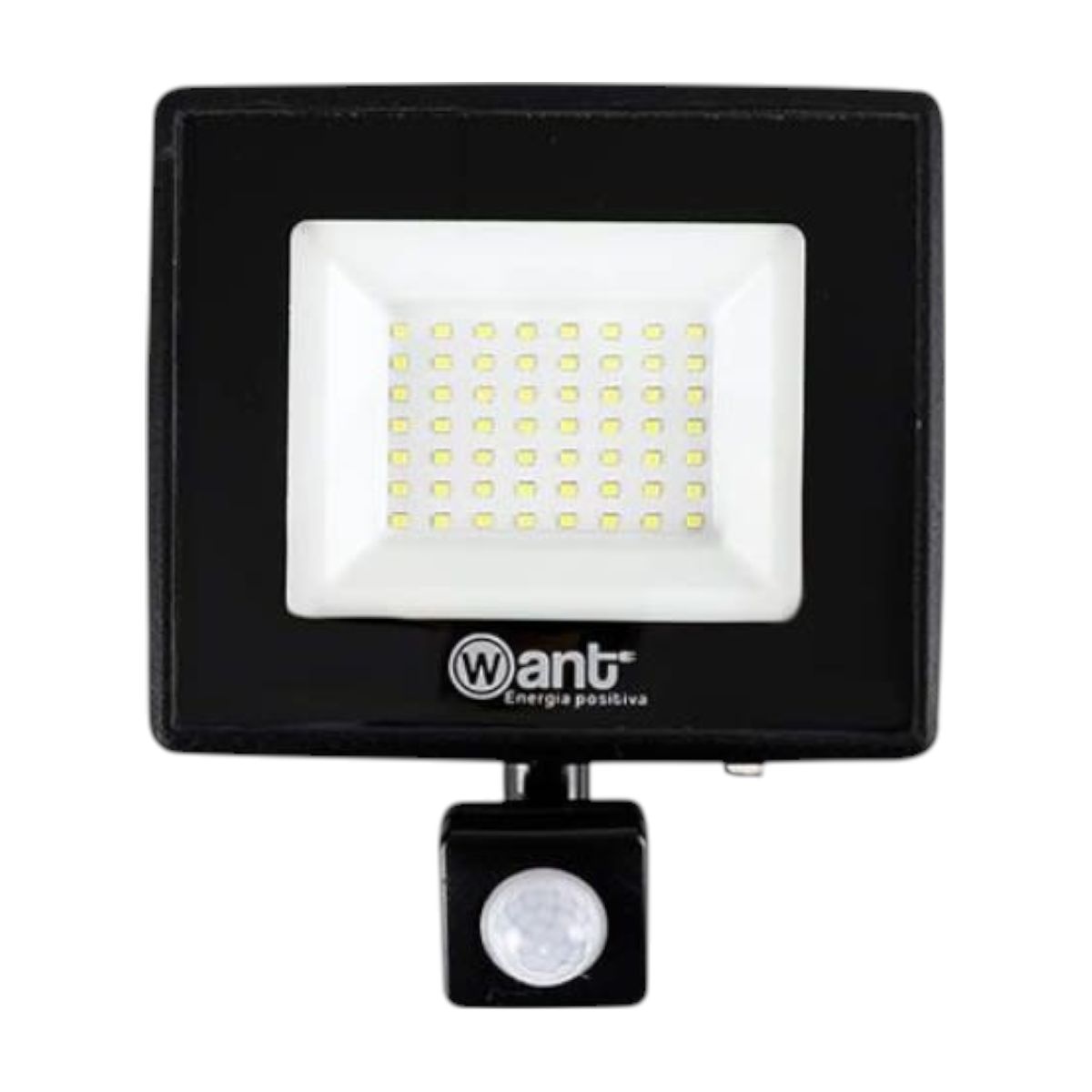 WANT - Proyector de Área SMD Street 50W con Sensor de Movimiento SEC