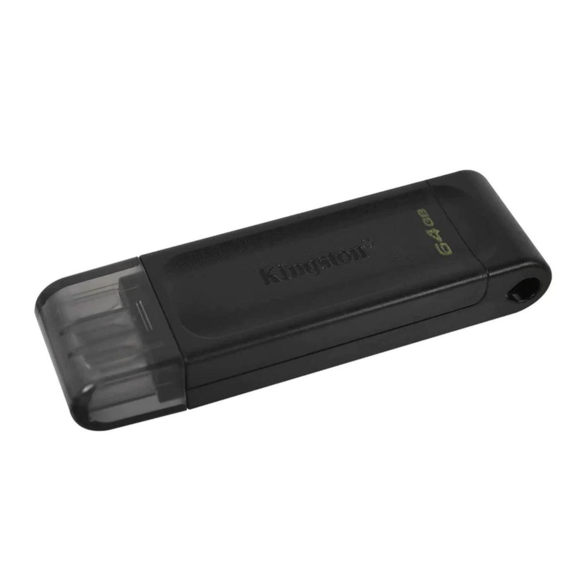 KINGSTON - Pendrive USB 3.2 Tipo C 64Gb Negro DT70 Kingston