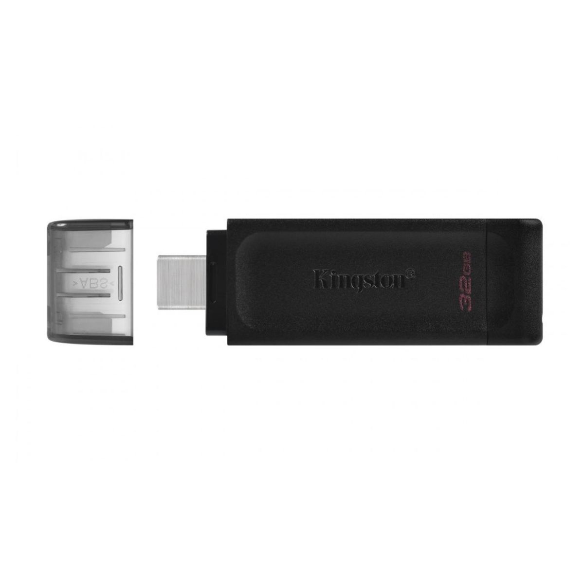 KINGSTON - Pendrive USB 3.2 Tipo C 64Gb Negro DT70 Kingston