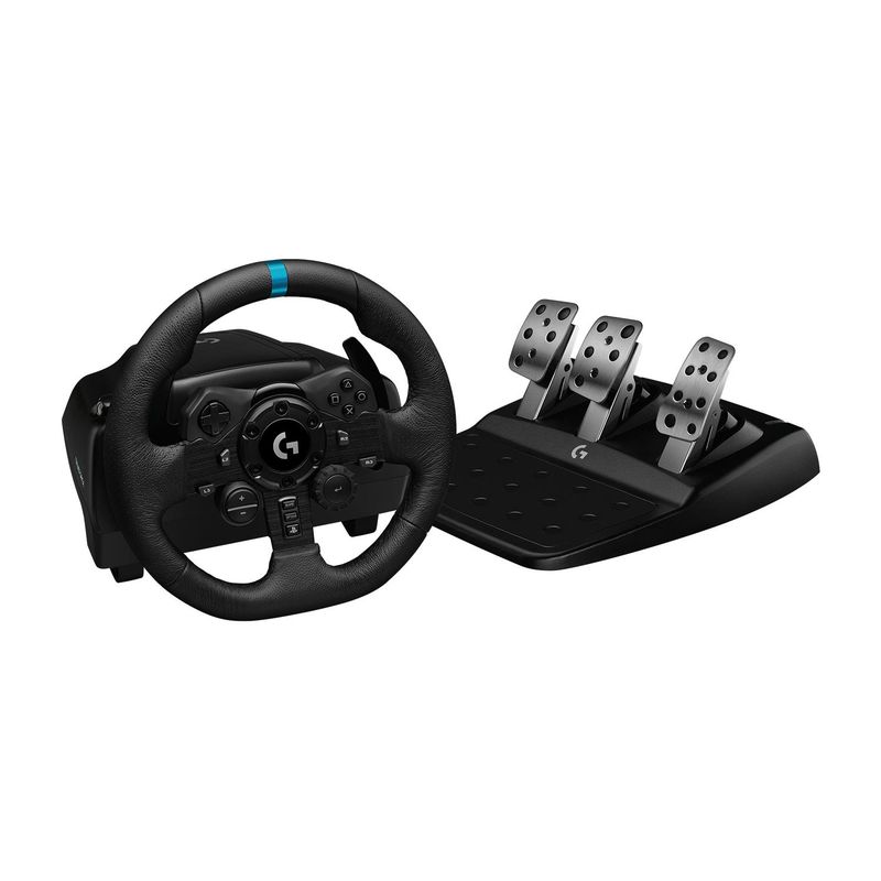 LOGITECH - Volante Simulador PS4 PS5 PC USB Pedales Negro G923 Logitech