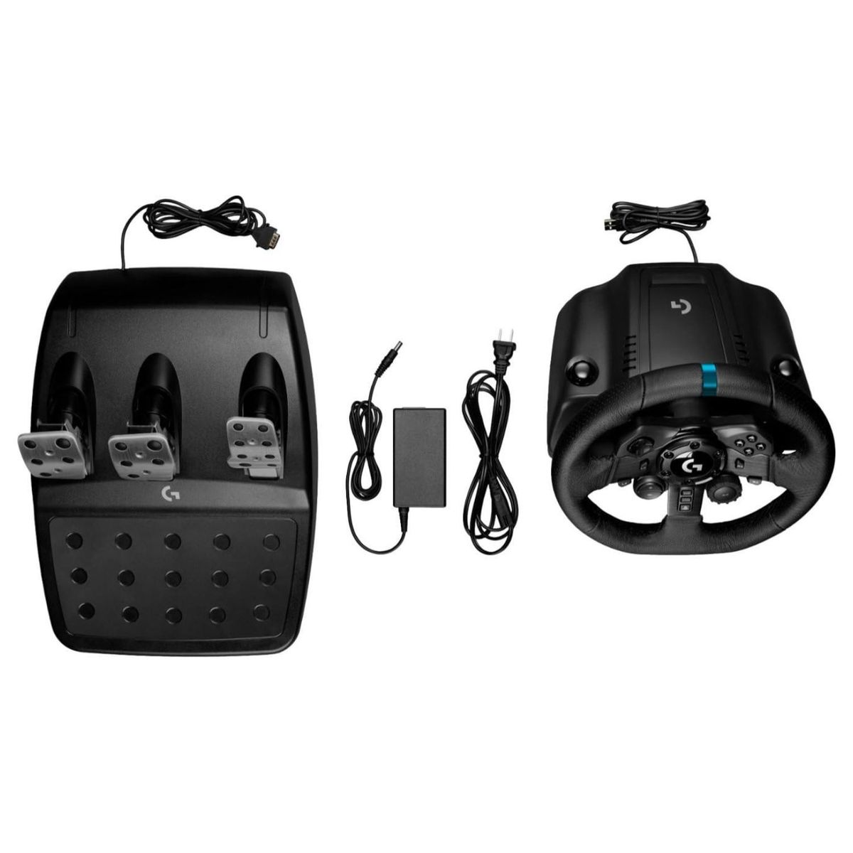 LOGITECH - Volante Simulador PS4 PS5 PC USB Pedales Negro G923 Logitech