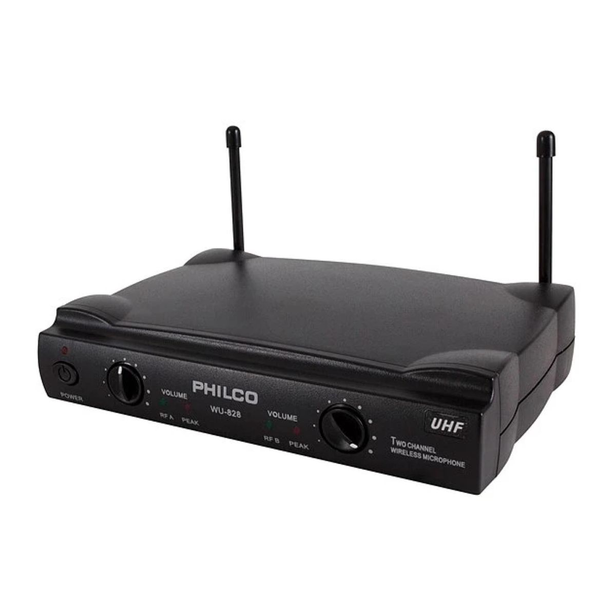 PHILCO - Pack 2 Microfonos Inalambricos UHF 2 Canales WU828