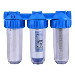 U BUY - Filtro Agua Triple Anti Sarro Ablandador 10 Pulgadas