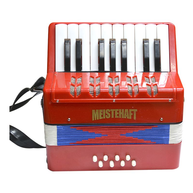 MEISTEHAFT - ACORDEON NIÑO 8 BAJOS ROJA MT-3020 MEISTEHAFT