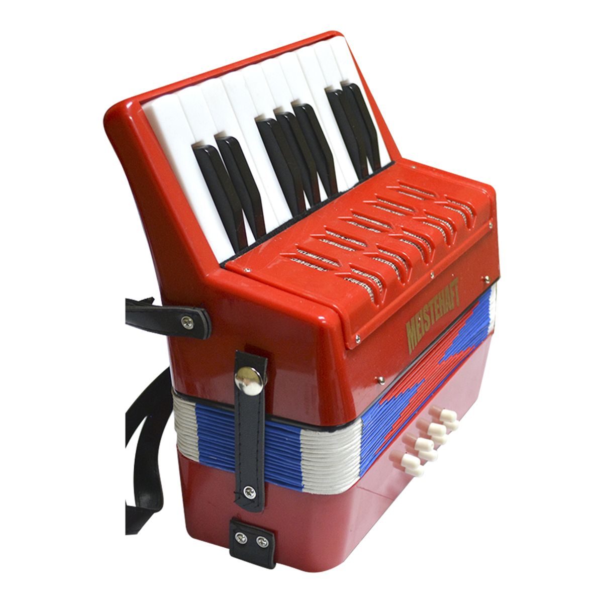 MEISTEHAFT - ACORDEON NIÑO 8 BAJOS ROJA MT-3020 MEISTEHAFT
