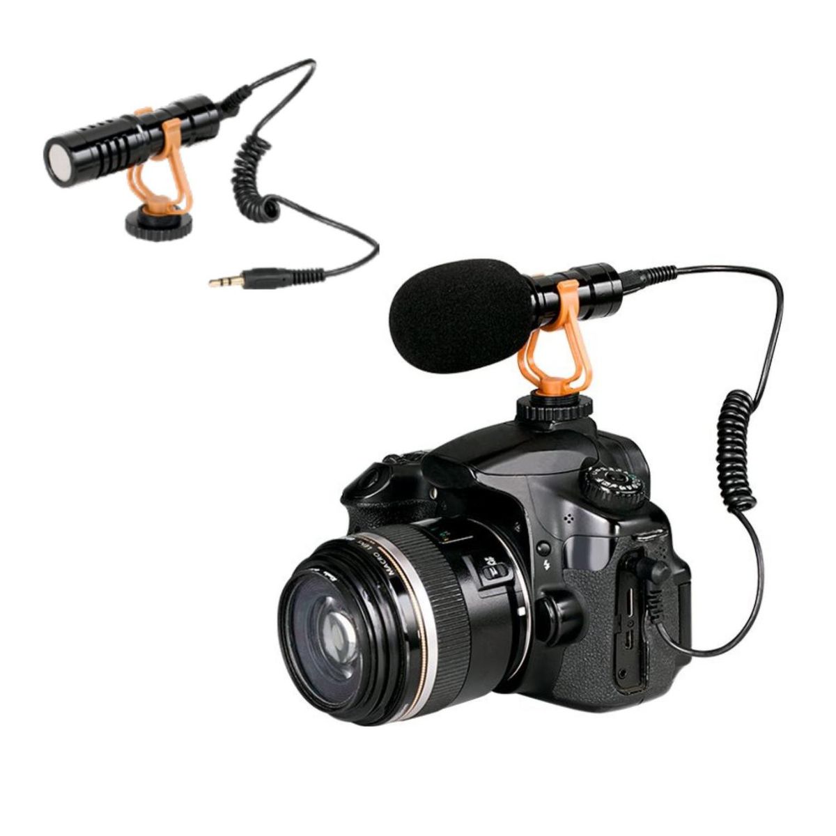 PHILCO - Microfono Condensador Soporte Anti-Pop Jack 3.5 CM021 Philco