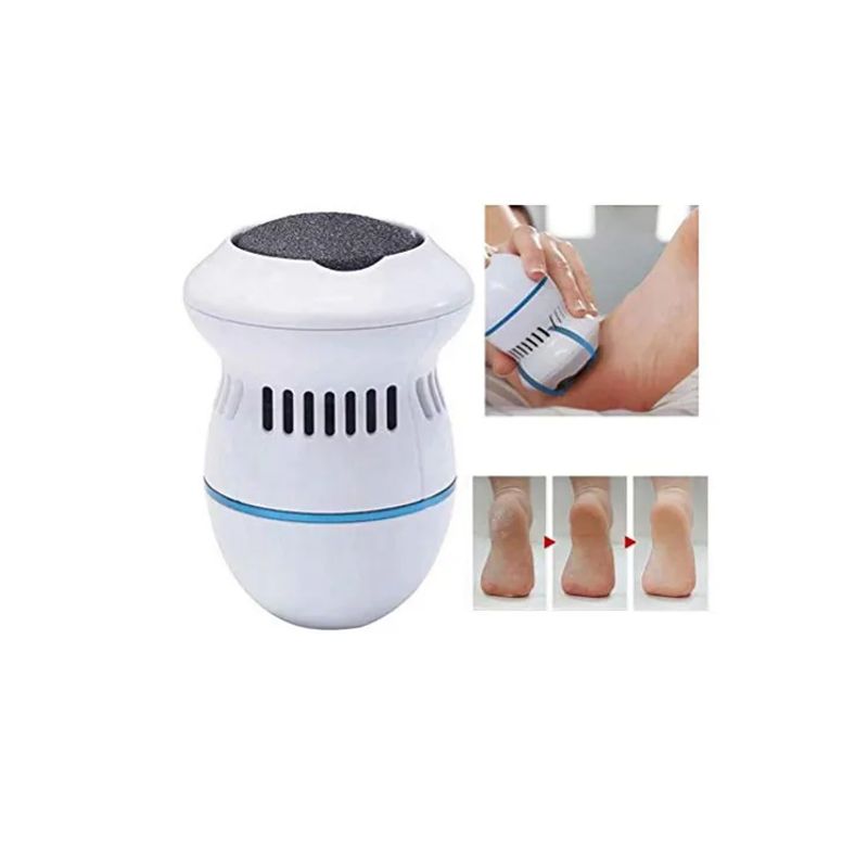 GENERICO - Removedor De Callos Exfoliador Limpieza Pies Suaves Usb Color Blanco