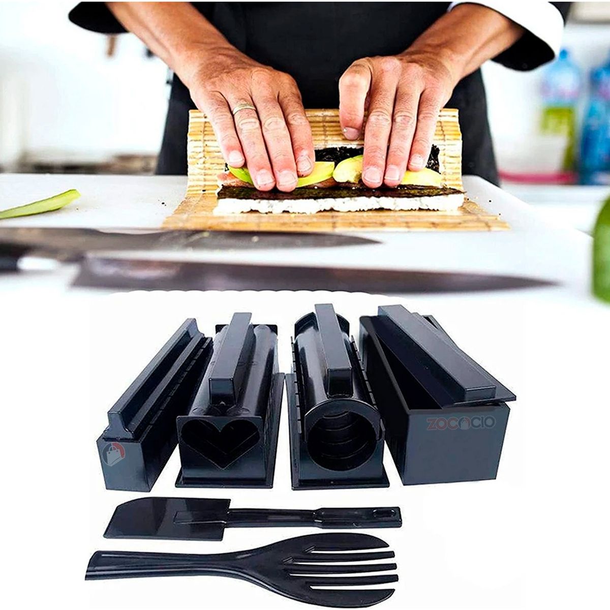 U BUY - Kit Molde De Fabricación Para Hacer Sushi Diferentes Formas