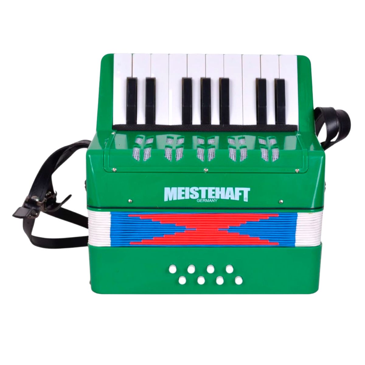 MEISTEHAFT - ACORDEON NIÑO 8 BAJOS VERDE MT-3020 MEISTEHAFT