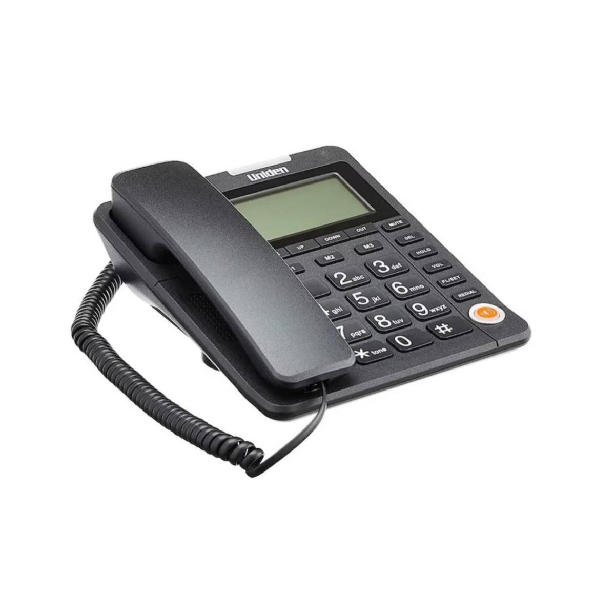 UNIDEN - Telefono Sobremesa Manos Libres CID Botones Grandes Uniden