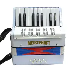 MEISTEHAFT - ACORDEON NIÑO 8 BAJOS BLANCO MT-3020