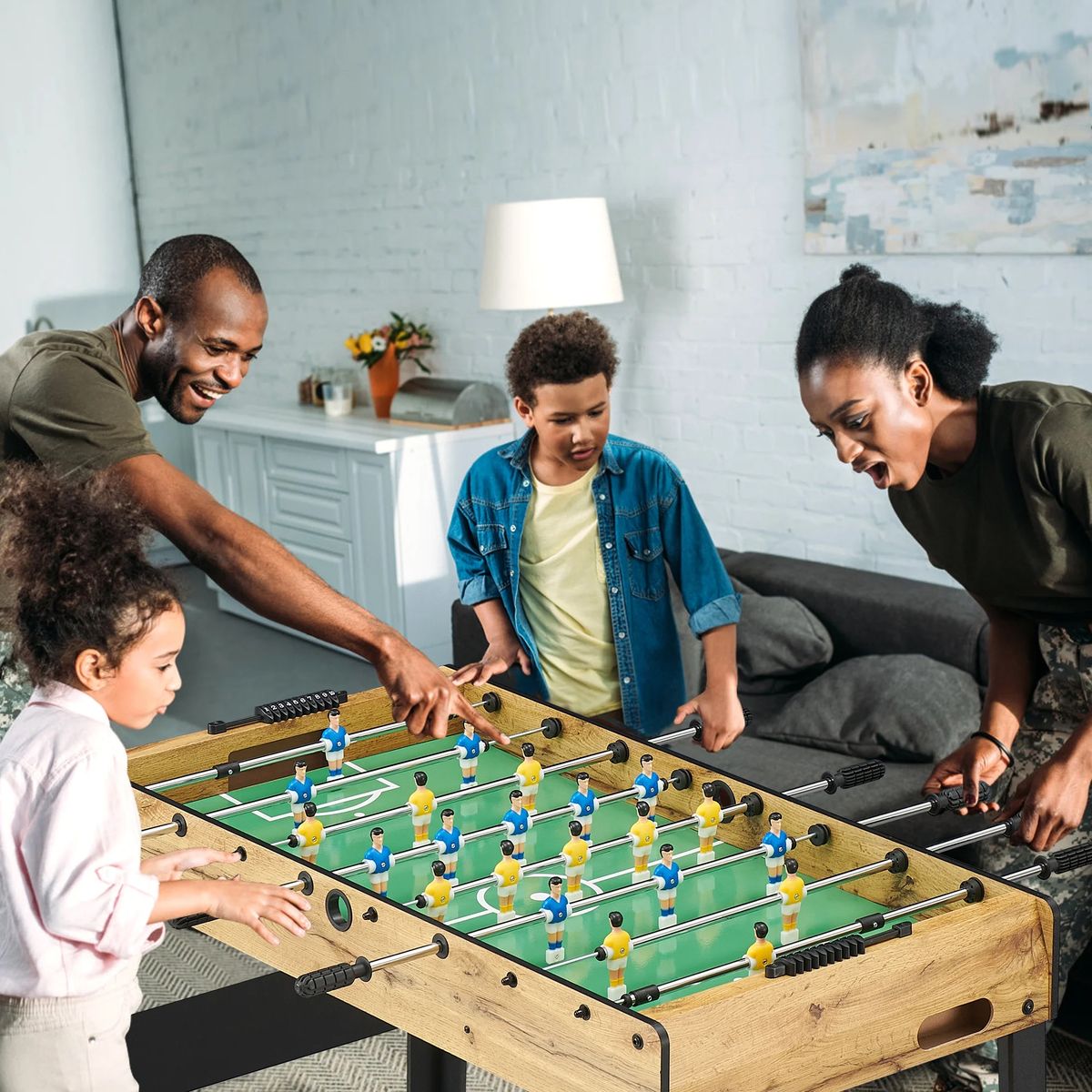 SDFIT - Taca Taca mesa fútbol 120cm MDF 12mm jugador metal Ts-4824CA