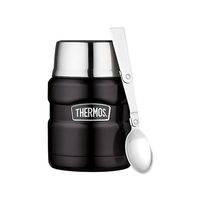TERMO COMIDA 470ML KING ACERO INOXIDABLE NEGRO