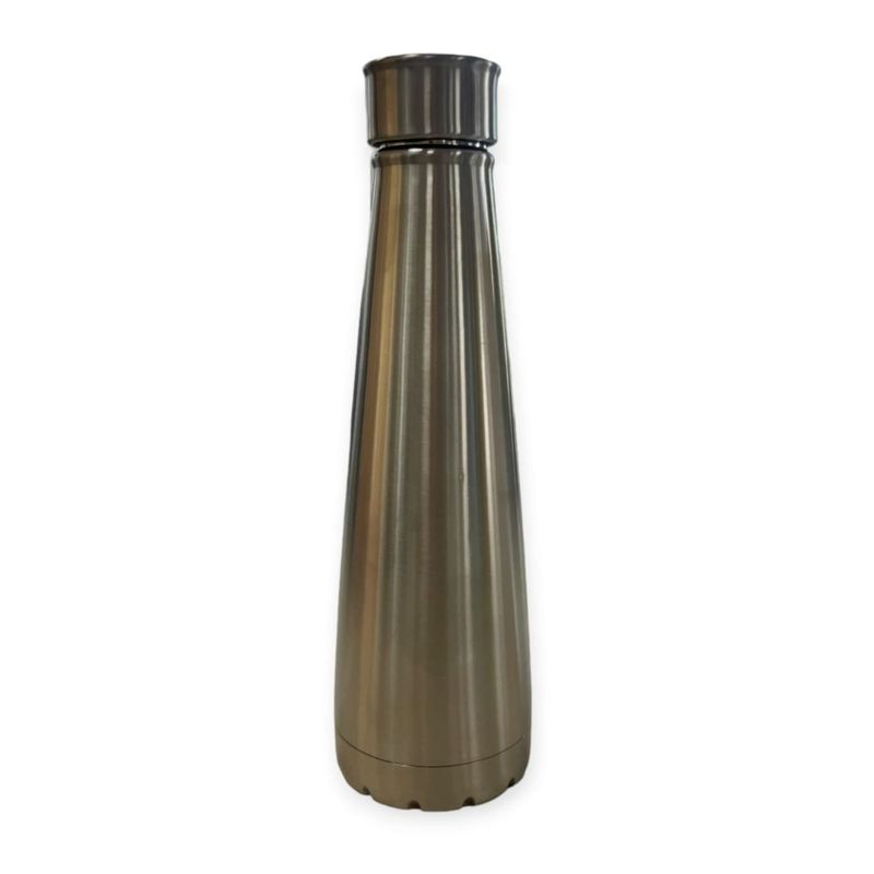 SOHOGAR - Botella térmica de acero inoxidable plateado