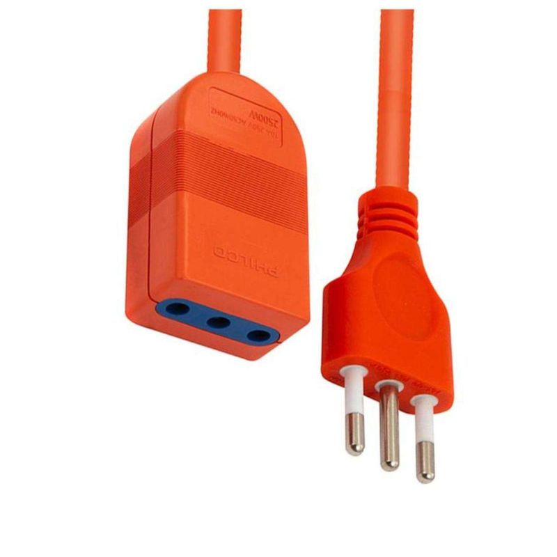 PHILCO - Extension Alargador 15 Mts 2500W Naranjo XT50 Philco