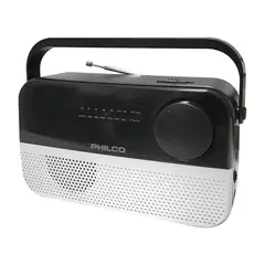 PHILCO - Radio Portatil AM FM Bluetooth AUX Negro CR220B