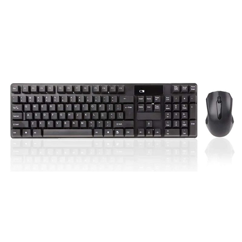 GEN - Teclado Mouse Set Inalambrico Para Notebook Pc Escritorio
