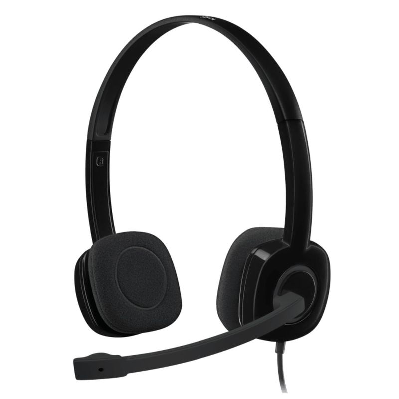 LOGITECH - Audifono Estereo Con Microfono Jack 3.5 OverEar H151 Logitech